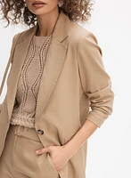 Stretch Linen Blazer
