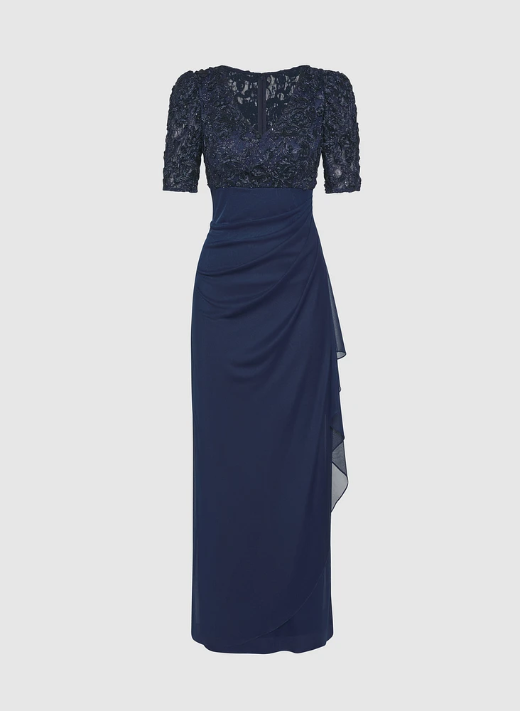 Embellished Soutache Embroidered Dress