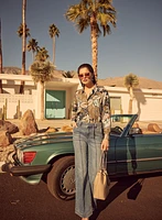 Chain Belt Jeans