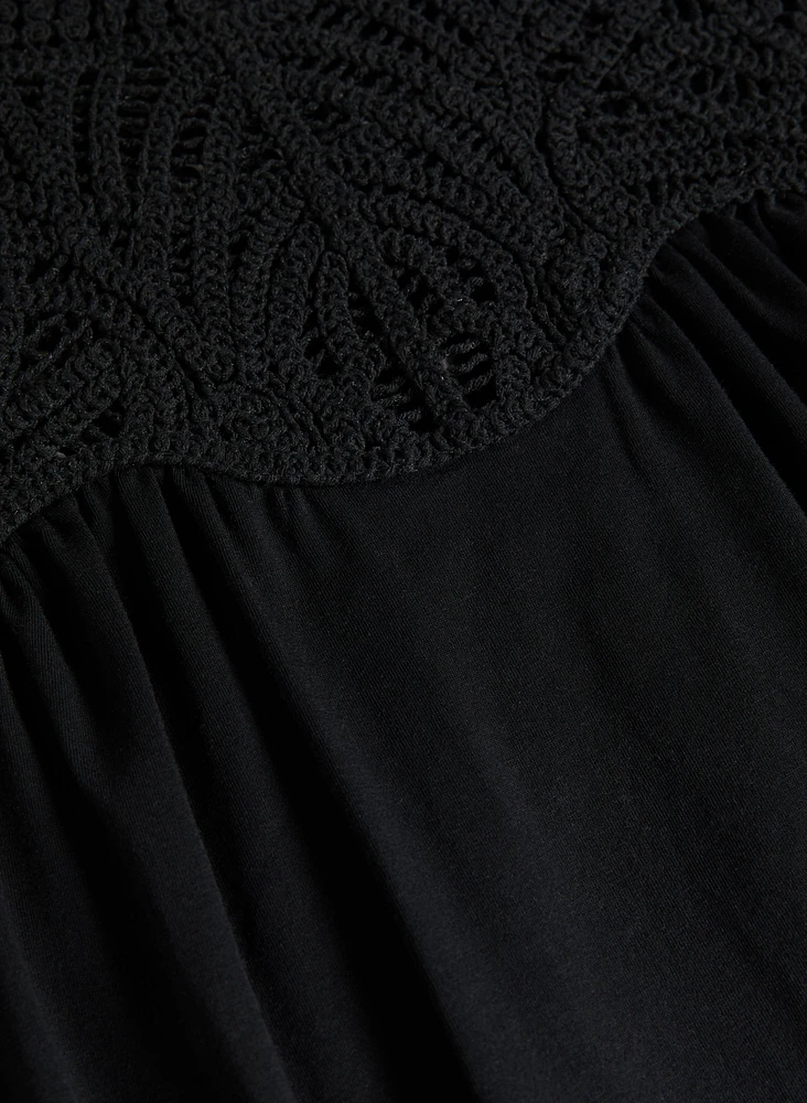 Crochet Detail Top