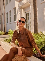 Short Puff Sleeve Jacket