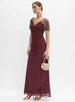 Fitted Chiffon Dress