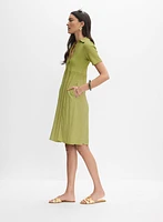 Garment-Washed Dress