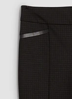 Madison Houndstooth Pull-On Pants