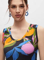 Robe sans manches à motif de fruits