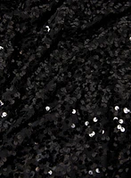 Haut ras-du-cou à paillettes