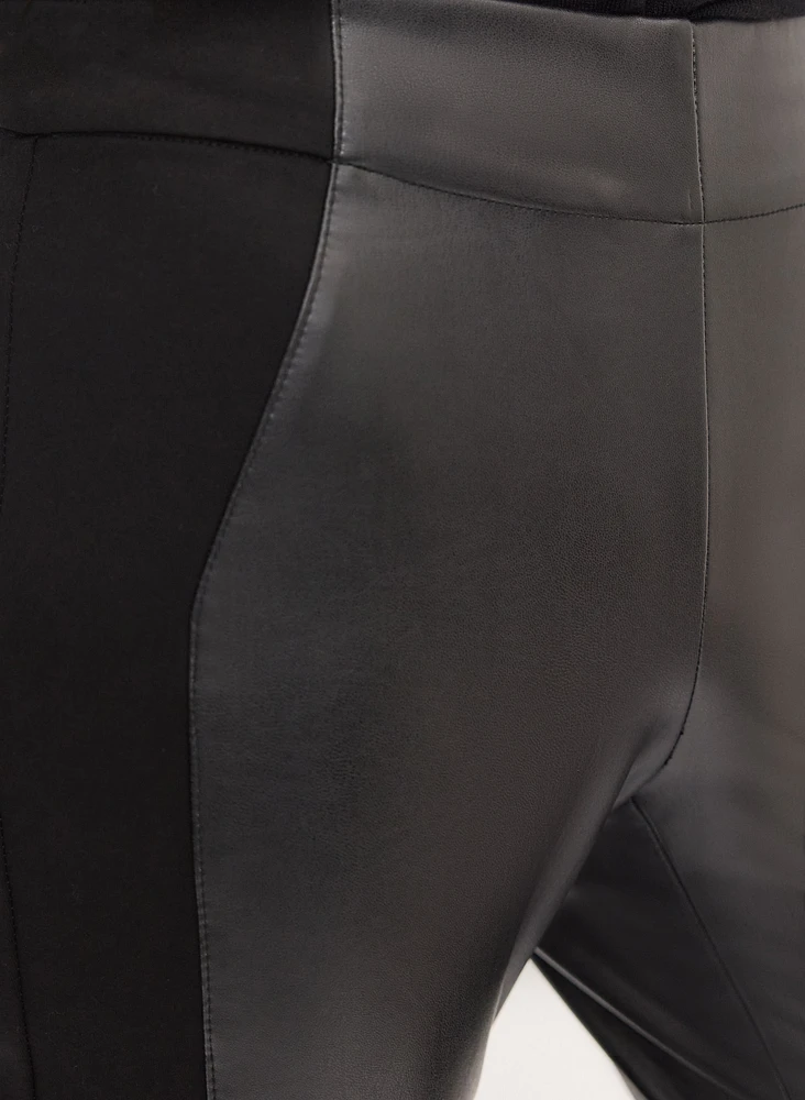 Legging Kayla en cuir végane