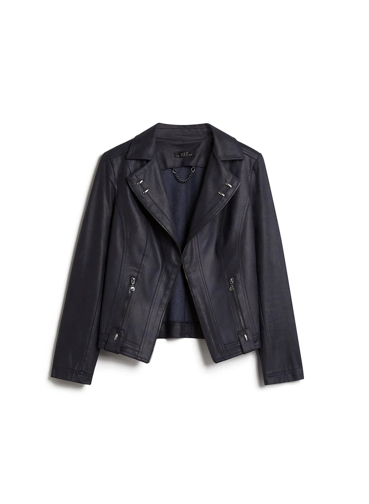 Vex - Veste courte à détails métalliques
