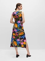 Robe sans manches à motif de fruits