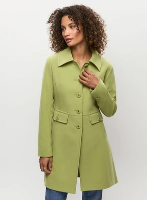Trench en tricotine avec poches