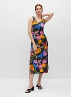 Robe sans manches à motif de fruits