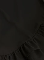 Robe à manches cloche et volants