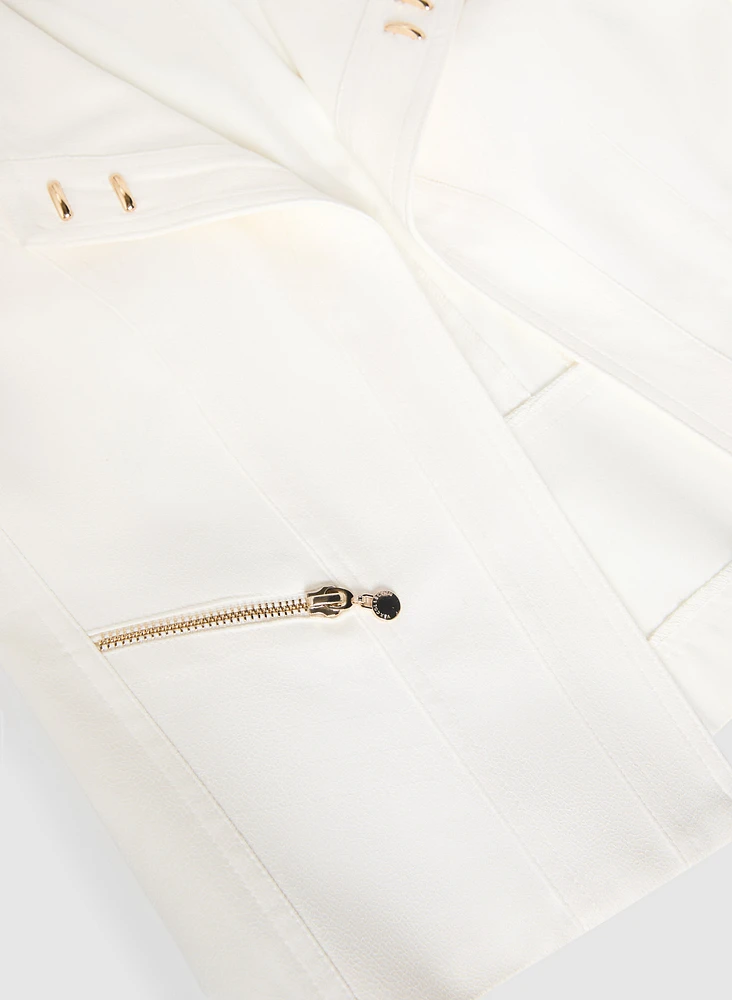 Vex - Veste courte à détails métalliques