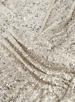 Haut style péplum à paillettes