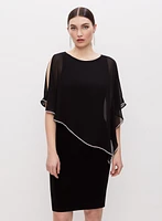 Joseph Ribkoff - Asymmetric Poncho Dress