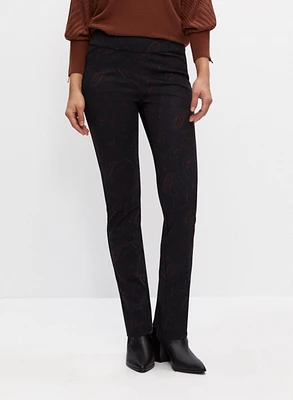 Pantalon Madison à motif cachemire