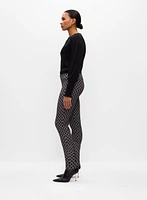 Amber Jacquard Pull-On Pants