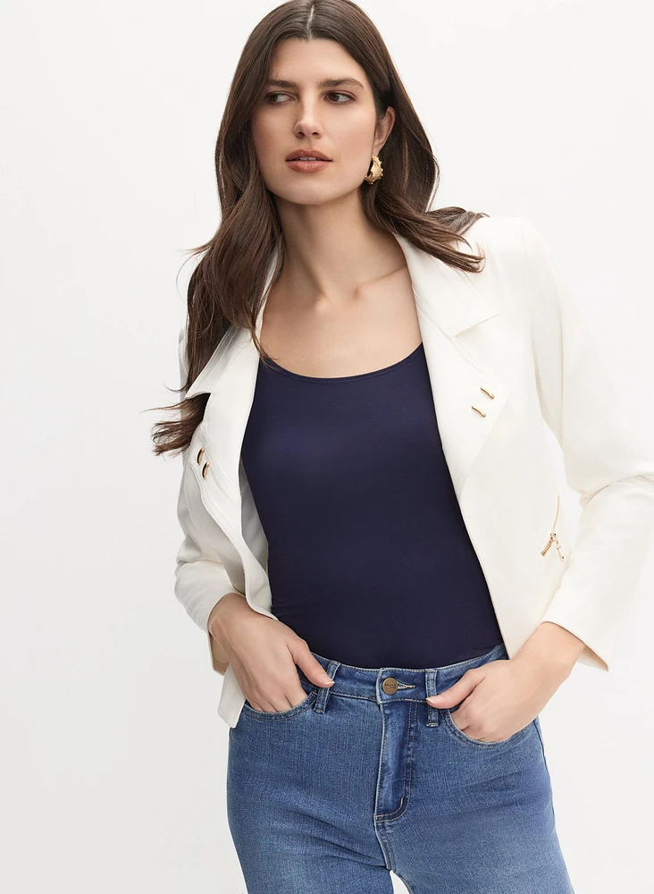 Vex - Veste courte à détails métalliques