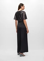 Sequin & Satin Jumpsuit