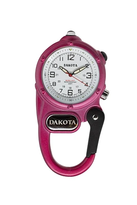 Miniclip Microlight - Pink Case White Dial