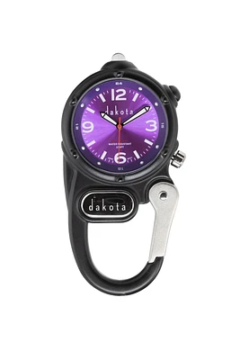 Sunray Miniclip - Black Case Purple Dial