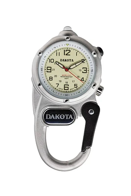 Miniclip Microlight - Silver Case Cream Dial