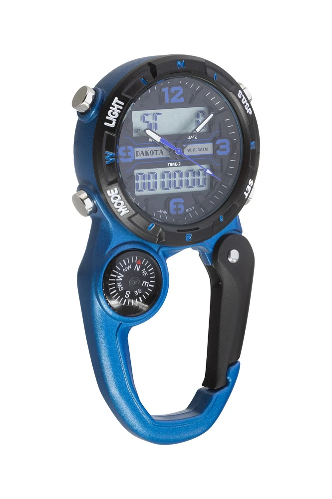 Ana Digi Miniclip - Blue Case with Black/Blue Dial and Normal LCD