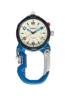 Bottle Opener Miniclip Microlight - Blue/Black Case Ivory Dial