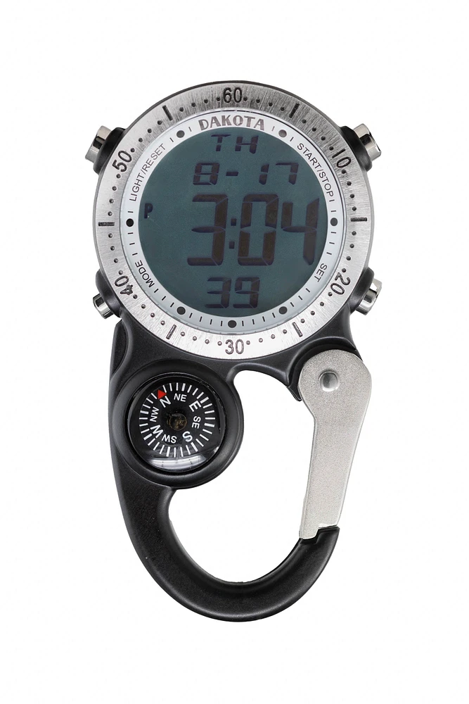 Digiclip - Black Case Silver Bezel LCD