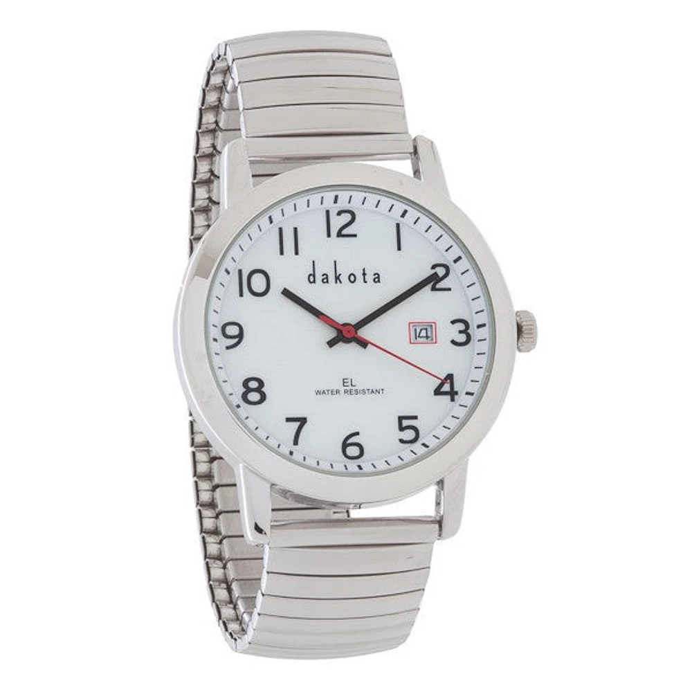 Easy Read EL - Silver Case White Dial Twist