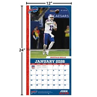 NFL Buffalo Bills Josh Allen 2026 Wall Calendar