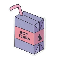Boy Tears Vinyl Sticker