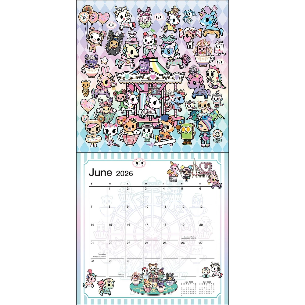 Tokidoki Wall  2026 Calendar
