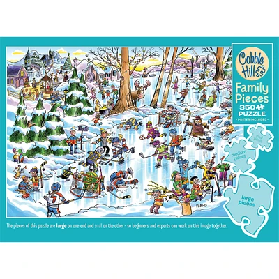 Hockey Town 350 Piece Puzzle Cobble Hill
