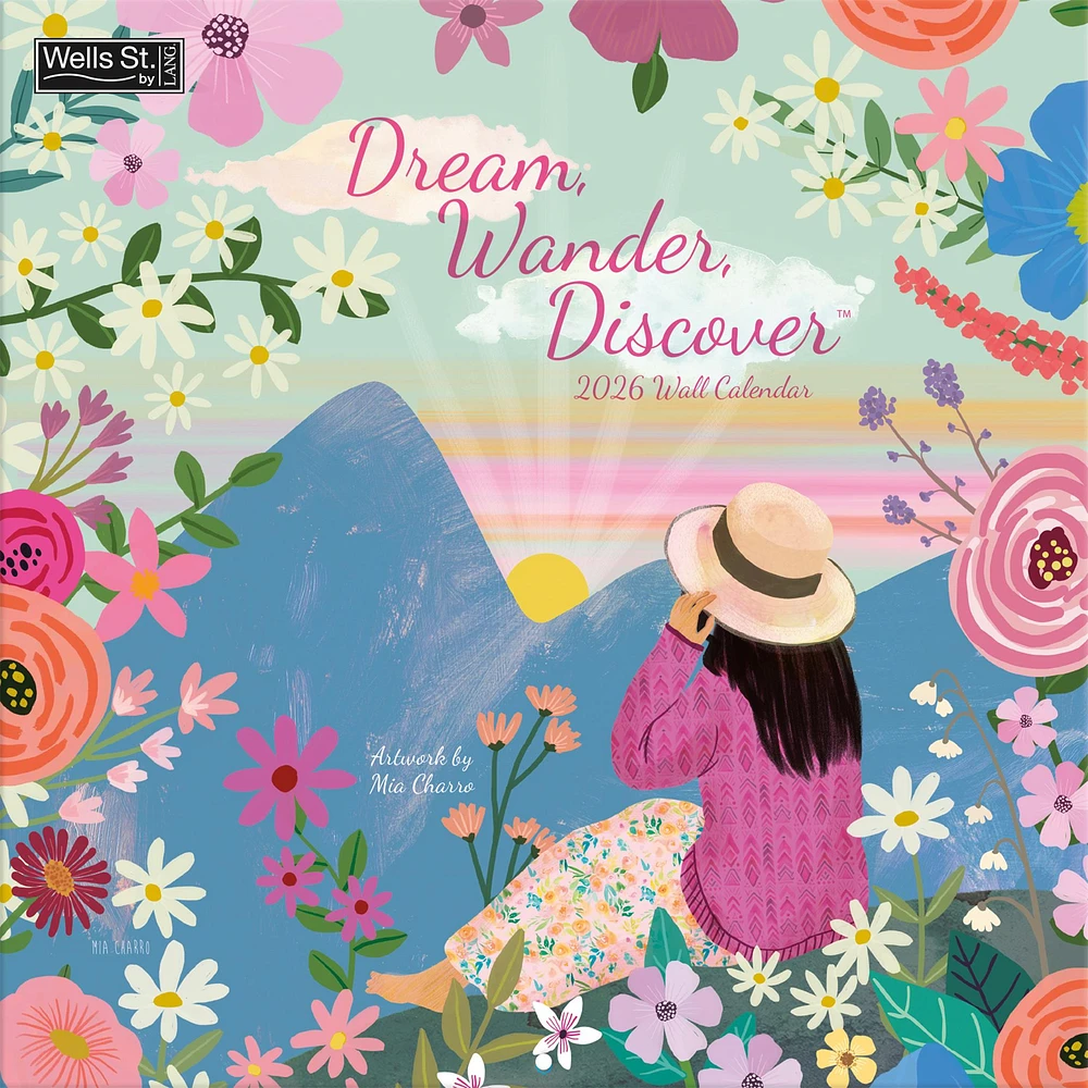 Dream, Wander, Discover 2026 Wall Calendar - Online Exclusive