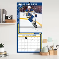 NHL Buffalo Sabres 2026 Wall Calendar