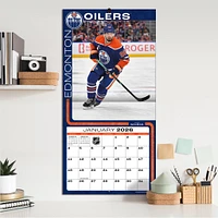 NHL Edmonton Oilers 2026 Wall Calendar