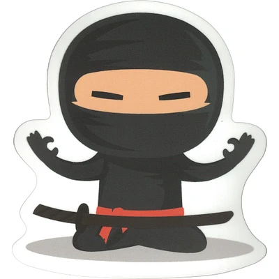 Ninja Vinyl Sticker