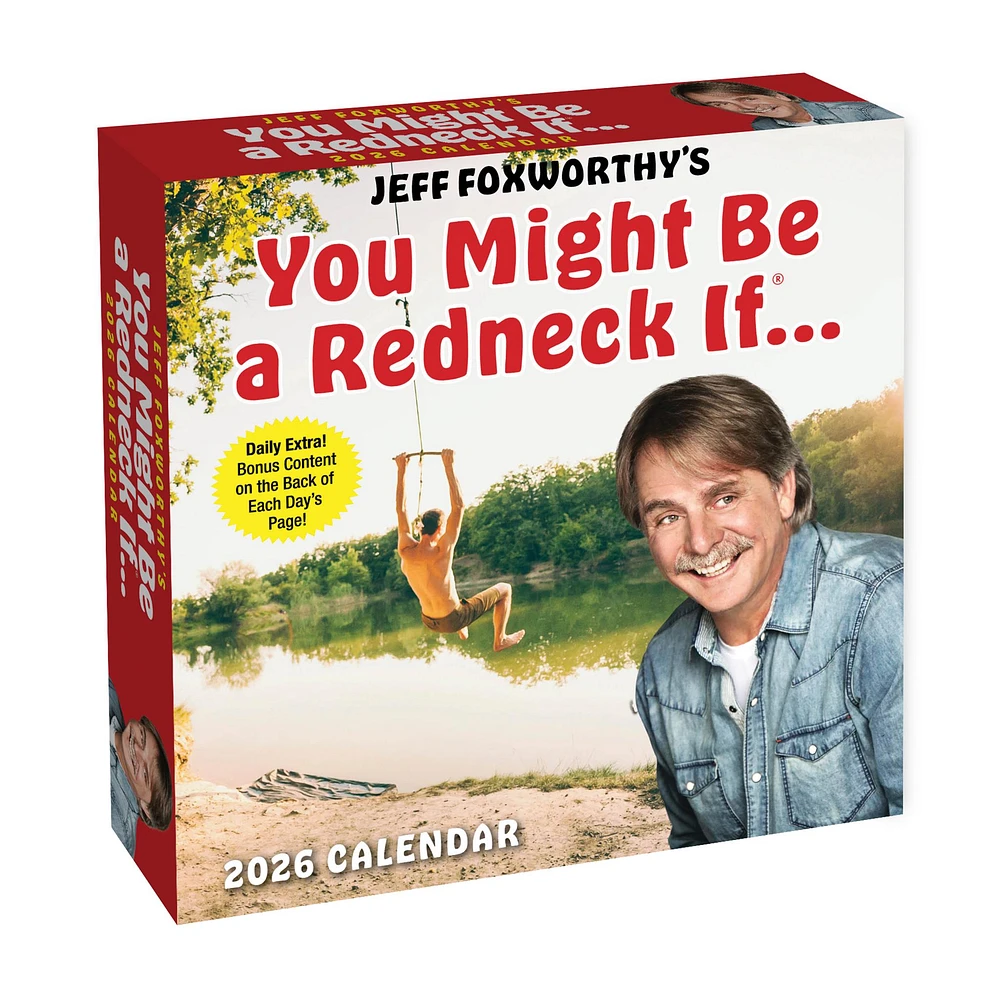 Jeff Foxworthy's You Might Be A Redneck If. . . 2026 Box Calendar