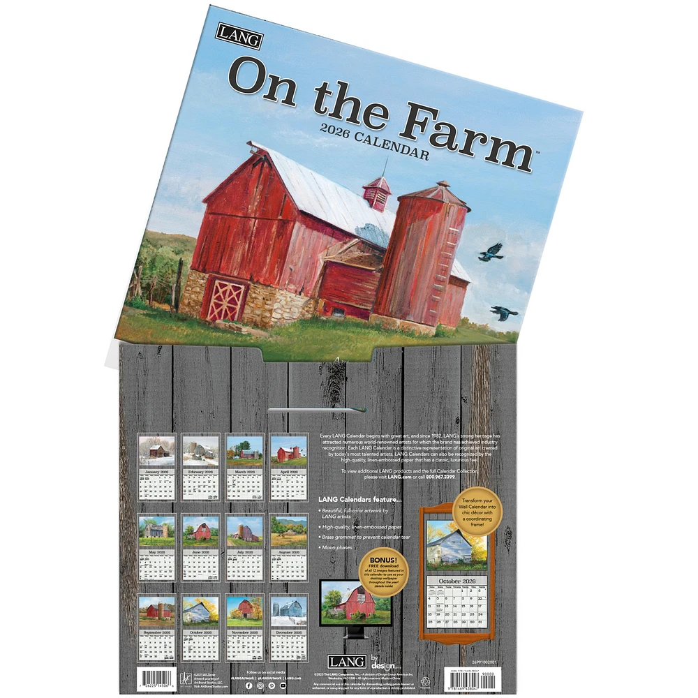 On The Farm 2026 Wall Calendar - Online Exclusive