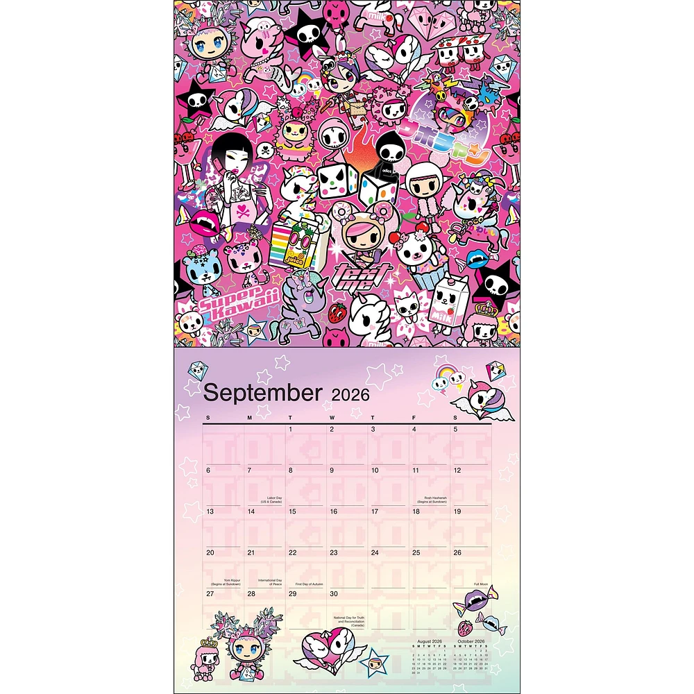 Tokidoki Wall  2026 Calendar