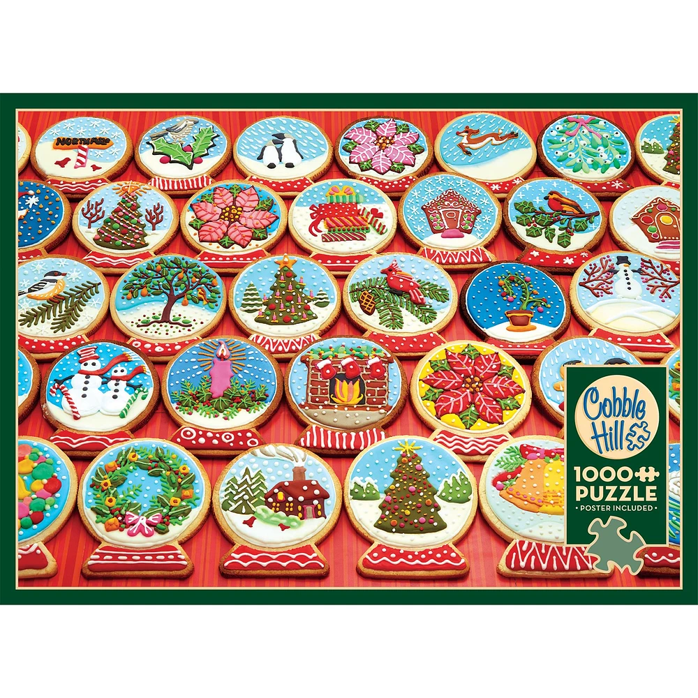 Snow Globe Cookies 1000 Piece Puzzle Cobble Hill