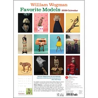 William Wegman Favorite Models Wall  2026 Calendar