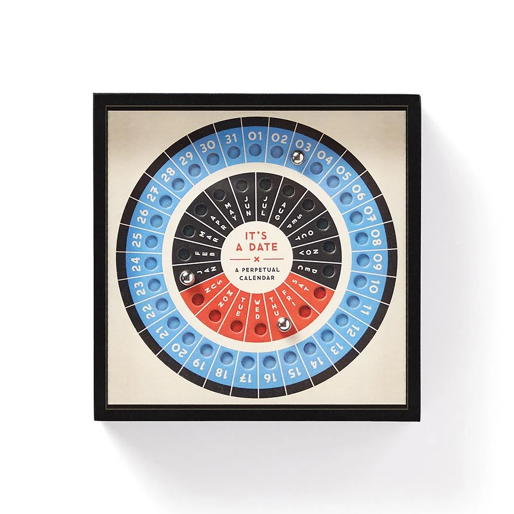 Its A Date Perpetual Box Calendar - Online Only