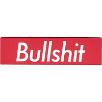 Bullshit Vinyl Sticker