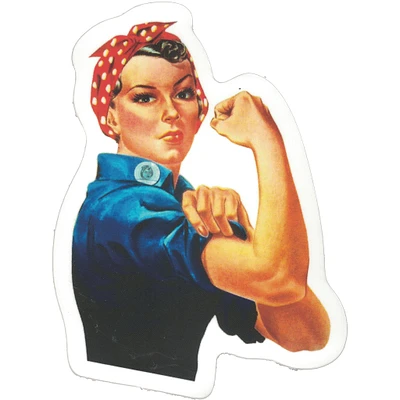 Rosie the Riveter Vinyl Sticker