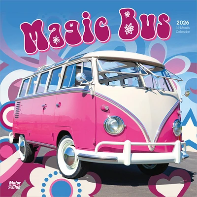 Magic Bus 2026 Wall Calendar