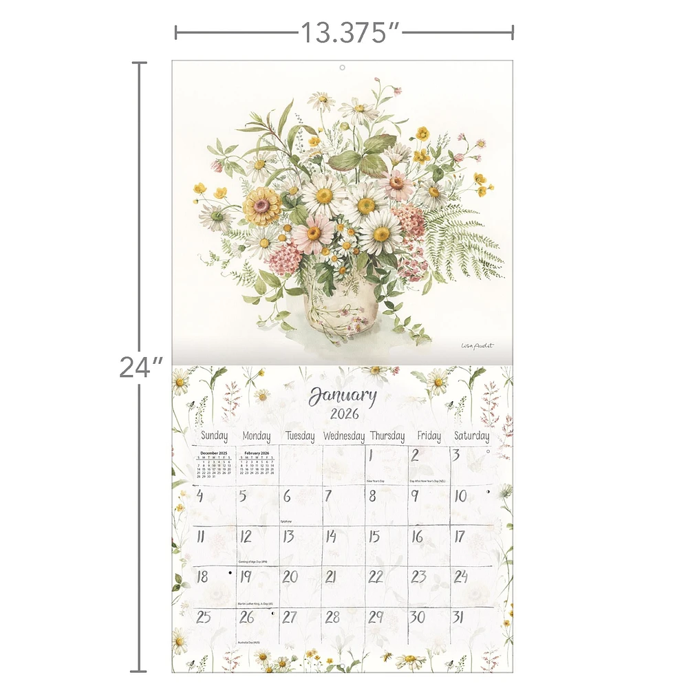 Watercolor Seasons 2026 Wall Calendar - Online Exclusive