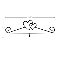 Heart Wrought Iron Calendar Hanger
