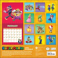 Super Mario Wall  2026 Calendar